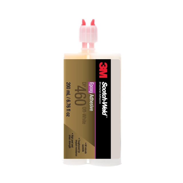 3M 460 Epoxy Adhesive DP460, Off-White, 200 mL Duo-Pak (7000121321) (144 Pack)