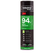 3M 94ET Hi-Strength Spray Adhesive, Low VOC <20%, Clear, 24 fl oz (Net Wt 19.75 oz), Wood, Metal, Rubber, Laminate, Carpet, Flooring, Foam, Fabric, Glass, Plastic (7000121417)  - (12Pack)