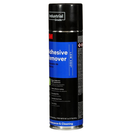 3M ADH REMOVER Adhesive Remover Low VOC 20 Percent Aerosol Can, Transparent, 24 fl oz, Net Wt 18.7 oz (7000121420)  - (12Pack) - 3