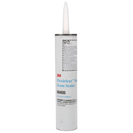 3M Flexiclear Body Seam Sealer, Transparent, 10 fl oz Cartridge (08405) (7000121530)  - (12Pack)