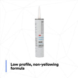 3M Flexiclear Body Seam Sealer, Transparent, 10 fl oz Cartridge (08405) (7000121530)  - (12Pack) - 4