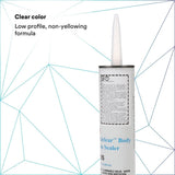 3M Flexiclear Body Seam Sealer, Transparent, 10 fl oz Cartridge (08405) (7000121530)  - (12Pack) - 6
