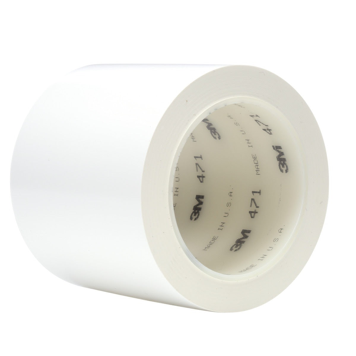 3M 471 Vinyl Tape, White, 3 in x 36 yd, 5.2 mil (7000122476) (12 Pack) - 2