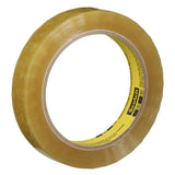 3M 681 Scotch Light Duty Packaging Tape, Clear, Moisture Chemical Resistant, 3/4 in x 72 yd (7000122497) (48 Pack) - 2
