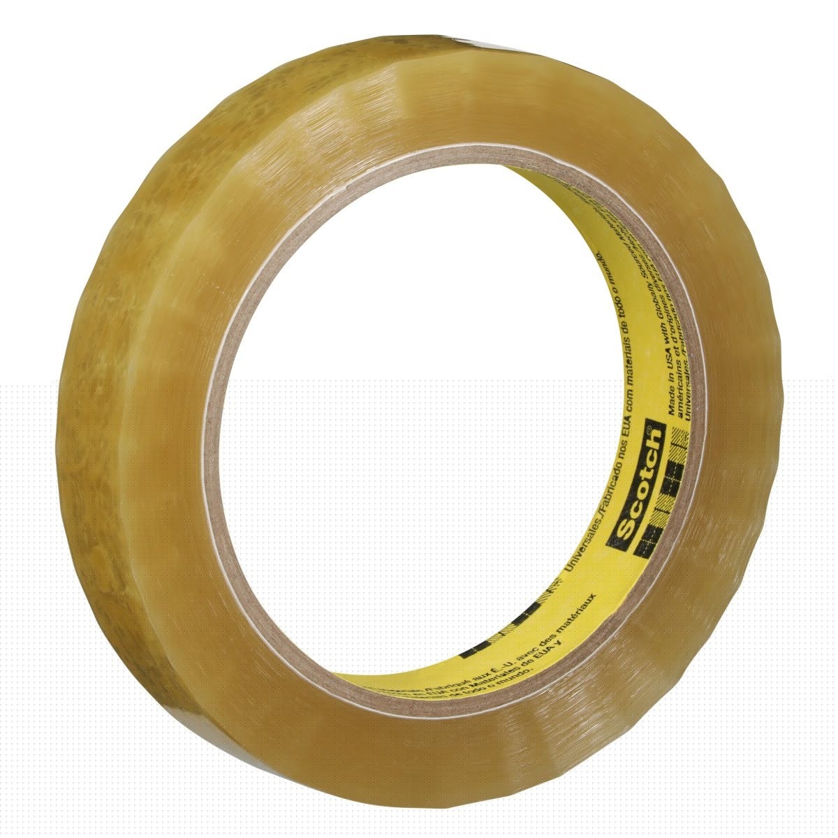 3M 681 Scotch Light Duty Packaging Tape, Clear, Moisture Chemical Resistant, 1 in x 72 yd (7000122498) (36 Pack) - 2