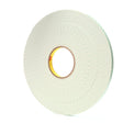 3M Double Coated Urethane Foam Tape, Natural, 1/2 in x 36 yd, 62 mil (4026) (7000123338)  - (18Pack)