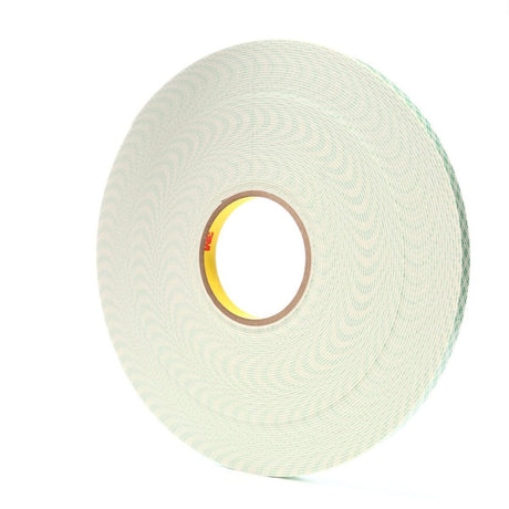 3M Double Coated Urethane Foam Tape, Natural, 1/2 in x 36 yd, 62 mil (4026) (7000123338)  - (18Pack)