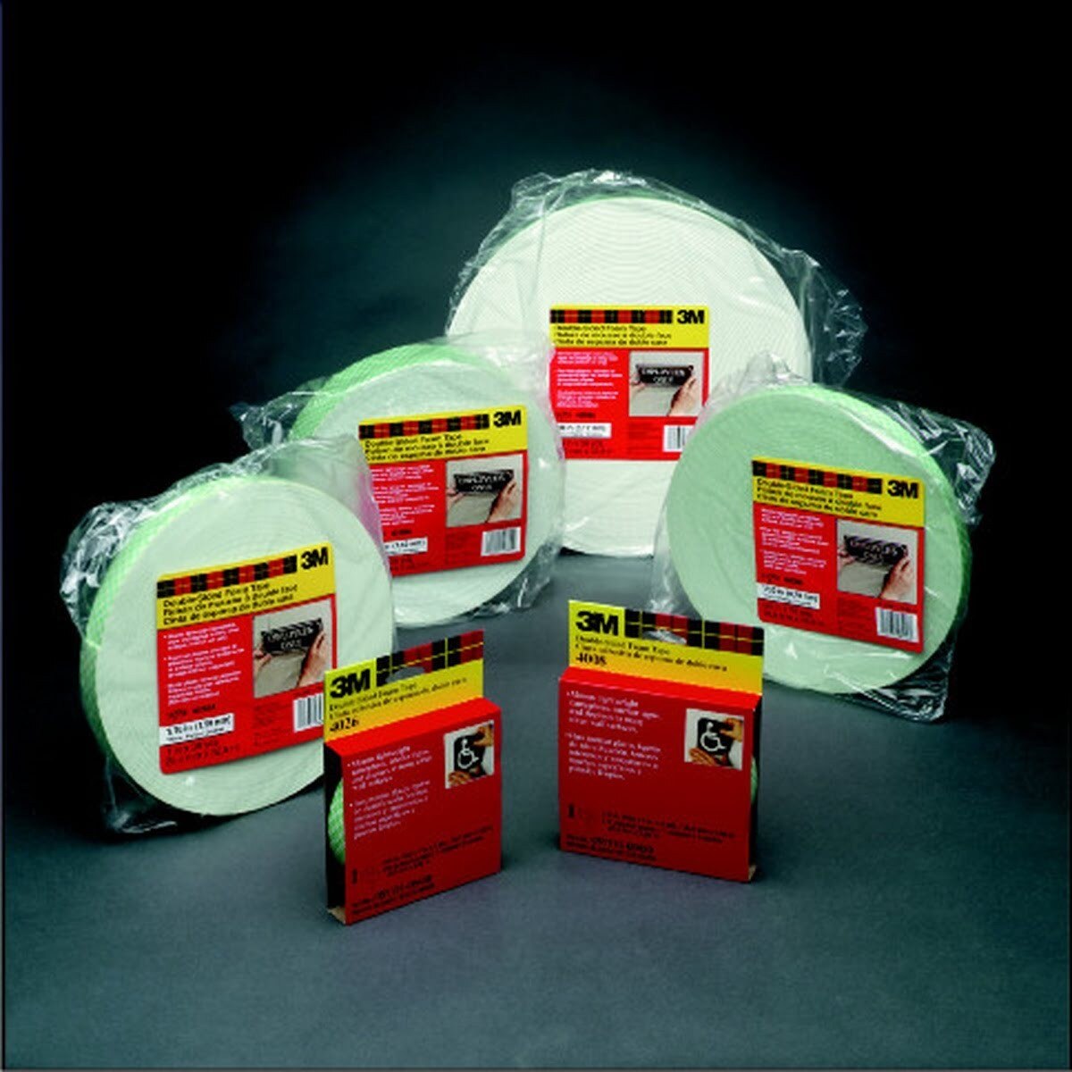 3M 4026W Double Coated Urethane Foam Tape, Natural, 1/16 in Thick, 3/4 in x 36 yd (7000123339)  - (12Pack) - 2