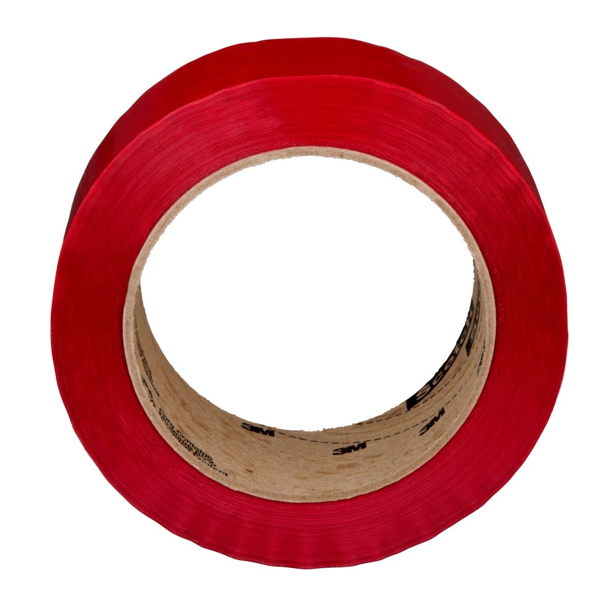 3M 371 Scotch Box Sealing Tape, Red, 48 mm x 100 m (7000123425) (36 Pack) - 2