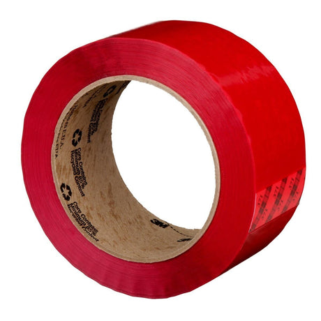 3M 371 Scotch Box Sealing Tape, Red, 48 mm x 100 m (7000123425) (36 Pack) - 5