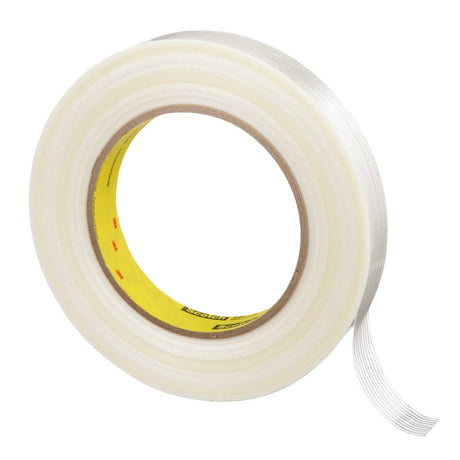 3M 897 Scotch Filament Tape, Clear, 12 mm x 55 m, 5 mil (7000123440) (72 Pack) - 2