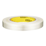 3M 897 Scotch Filament Tape, Clear, 18 mm x 55 m, 5 mil (7000123441) (48 Pack) - 3