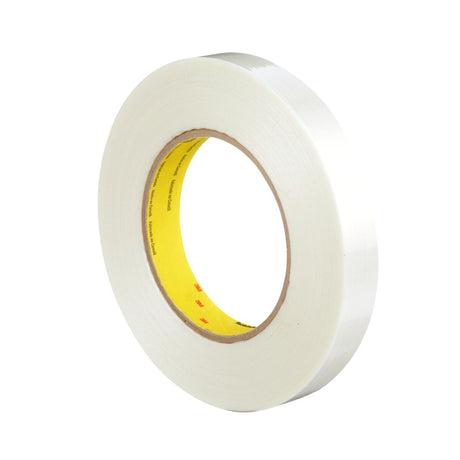 3M 8981 Scotch Filament Tape, Clear, 18 mm x 55 m, 6.6 mil (7000123467) (48 Pack) - 2