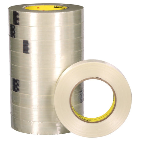 3M 8981 Scotch Filament Tape, Clear, 24 mm x 55 m, 6.6 mil (7000123468) (36 Pack) - 5
