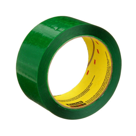 3M 373 Scotch Box Sealing Tape, Green, 48 mm x 50 m (7000123636) (216 Pack) - 2