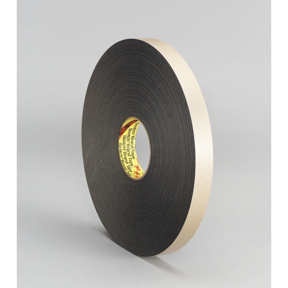 3M 4496B Double Coated Polyethylene Foam Tape, Black, 1 in x 36 yd, 62 mil (7000123707) (9 Pack)
