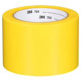 3M 764 General Purpose Vinyl Tape, Yellow, 3 in x 36 yd, 5 mil (43179) (7000123864)  - (12Pack) - 2