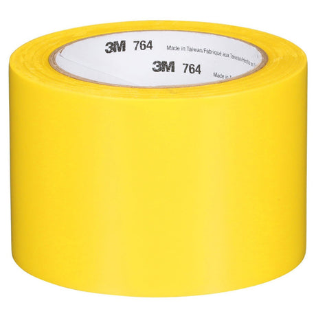 3M 764 General Purpose Vinyl Tape, Yellow, 3 in x 36 yd, 5 mil (43179) (7000123864)  - (12Pack) - 2
