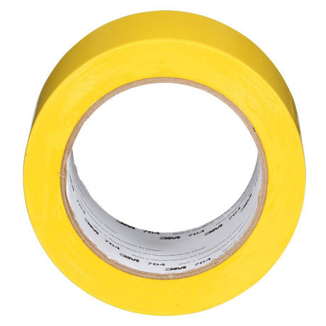 3M 764 General Purpose Vinyl Tape, Yellow, 3 in x 36 yd, 5 mil (43179) (7000123864)  - (12Pack) - 4