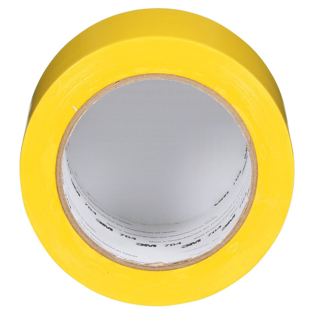 3M 764 General Purpose Vinyl Tape, Yellow, 3 in x 36 yd, 5 mil (43179) (7000123864)  - (12Pack) - 5