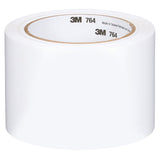 3M 764 43183 General Purpose Vinyl Tape, White, 5 mil, 3 in x 36 yd, Floor Marking, Color Coding (7000123865)  - (12Pack)