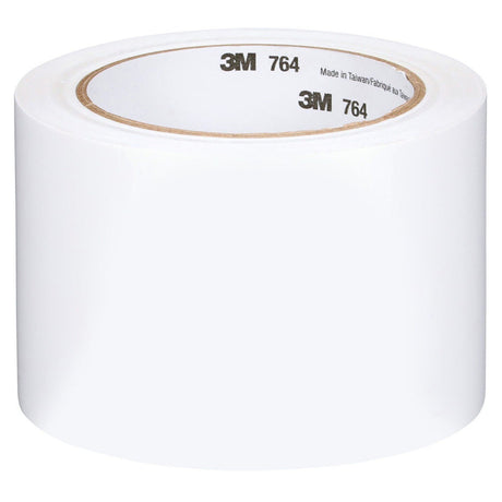 3M 764 43183 General Purpose Vinyl Tape, White, 5 mil, 3 in x 36 yd, Floor Marking, Color Coding (7000123865)  - (12Pack)