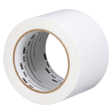 3M 764 43183 General Purpose Vinyl Tape, White, 5 mil, 3 in x 36 yd, Floor Marking, Color Coding (7000123865)  - (12Pack) - 2