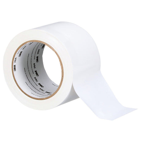 3M 764 43183 General Purpose Vinyl Tape, White, 5 mil, 3 in x 36 yd, Floor Marking, Color Coding (7000123865)  - (12Pack) - 3