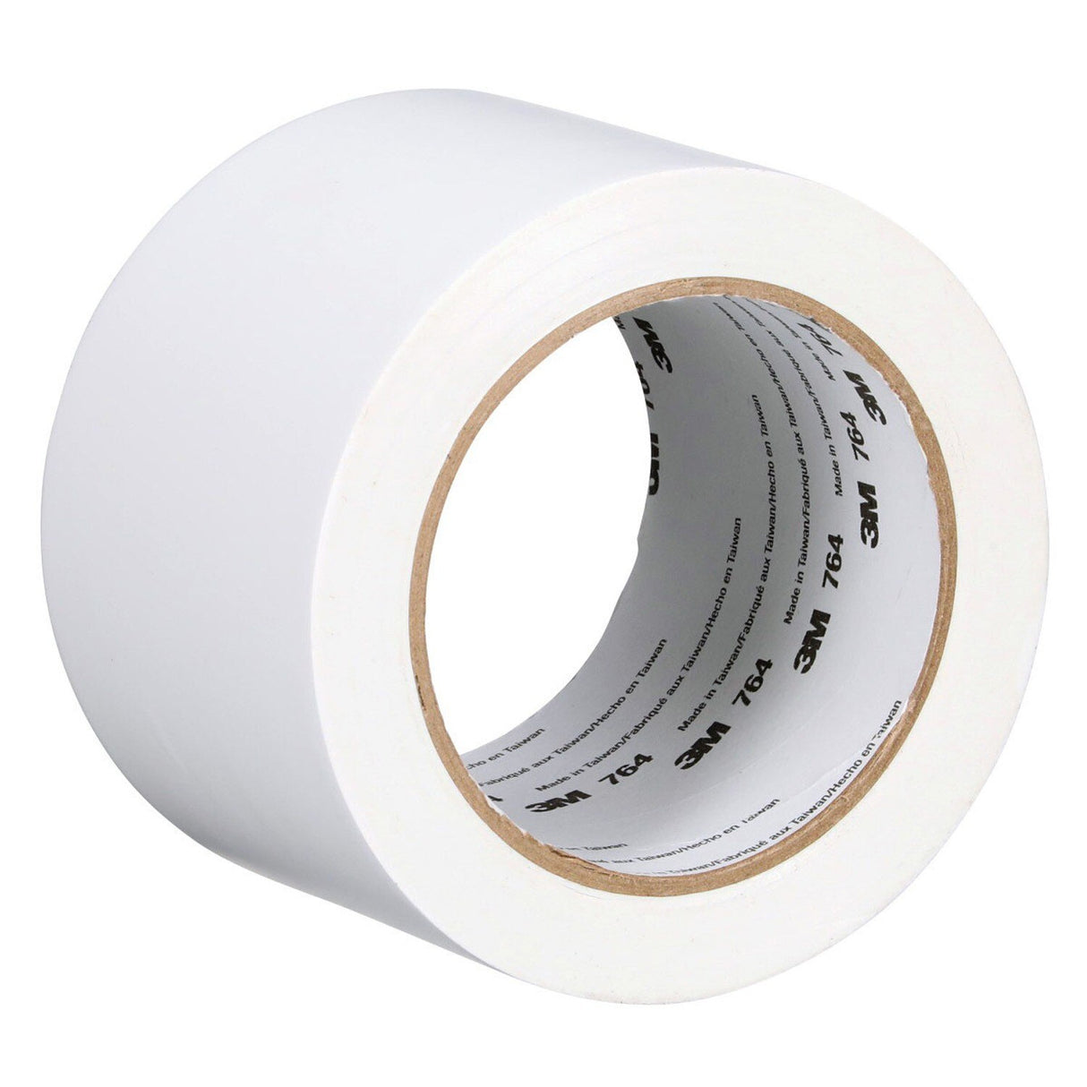 3M 764 43183 General Purpose Vinyl Tape, White, 5 mil, 3 in x 36 yd, Floor Marking, Color Coding (7000123865)  - (12Pack) - 4