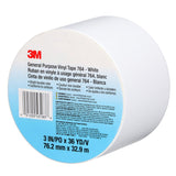 3M 764 43183 General Purpose Vinyl Tape, White, 5 mil, 3 in x 36 yd, Floor Marking, Color Coding (7000123865)  - (12Pack) - 6