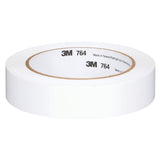 3M 764  General Purpose Vinyl Tape, White, 1 in x 36 yd, 5 mil, Floor Marking, Color Coding, Bundling (43184) (7000123866)  - (36Pack) - 3
