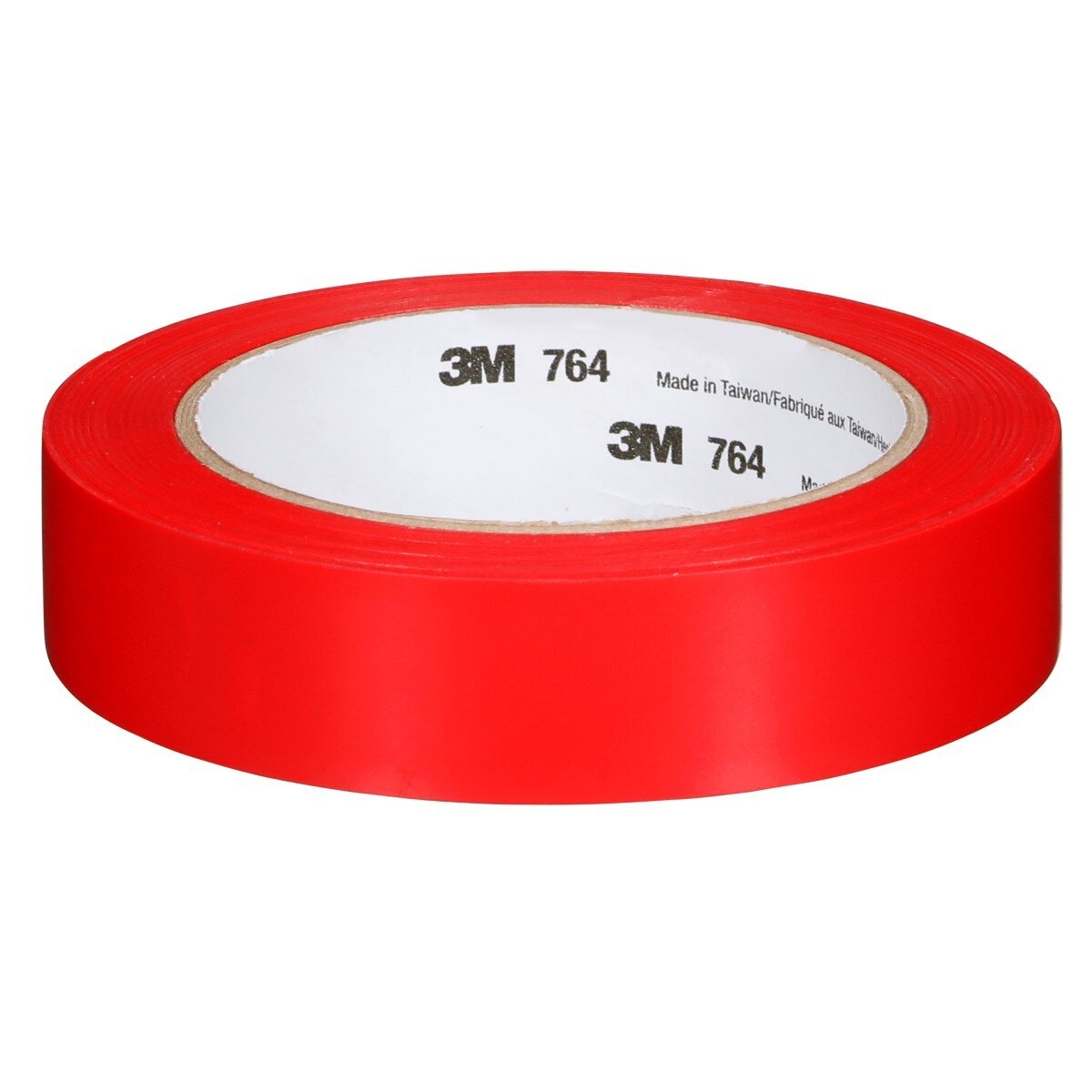 3M 764 General Purpose Vinyl Tape, Red, 5 mil, 1 in x 36 yd (43424) (7000123883)  - (36Pack) - 2