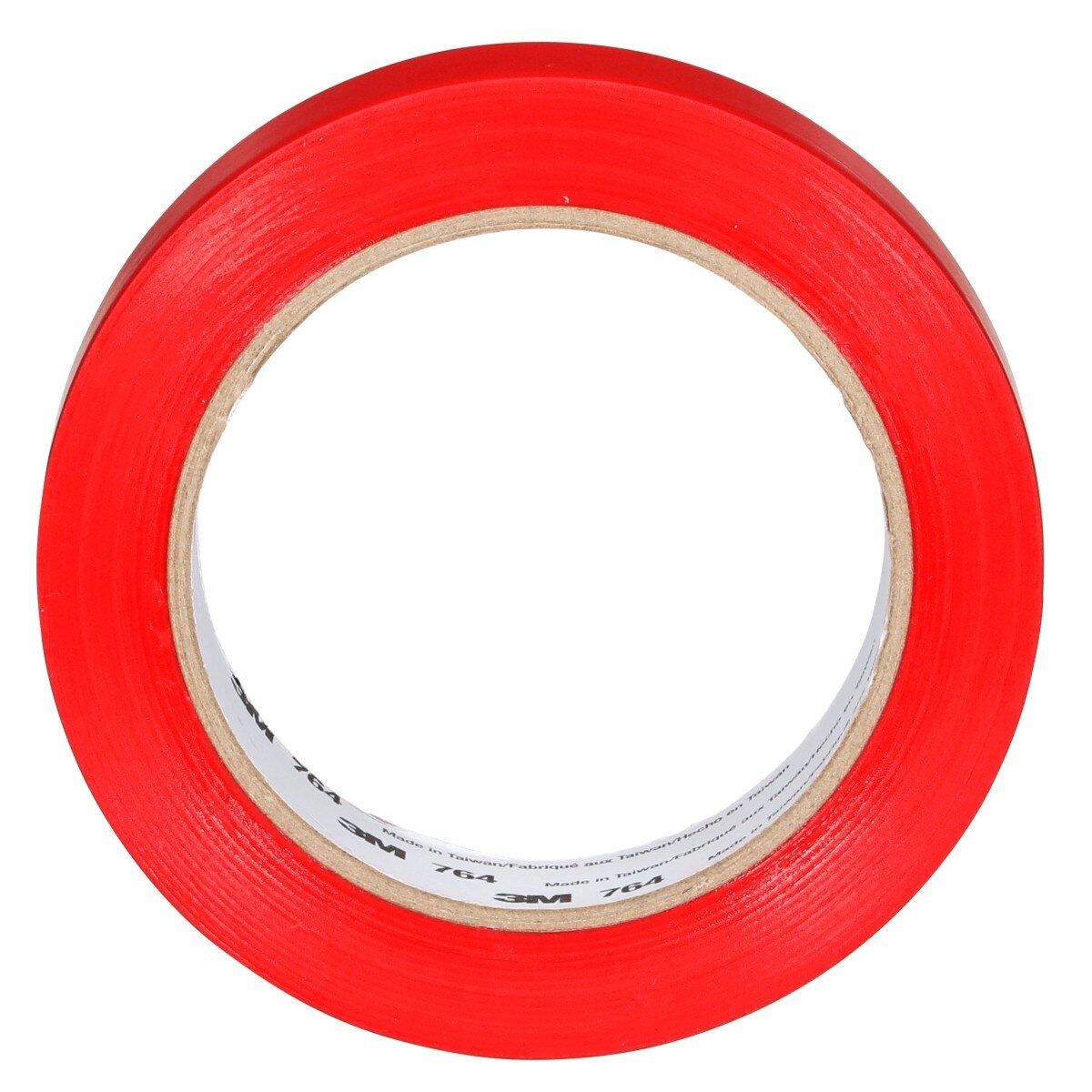 3M 764 General Purpose Vinyl Tape, Red, 5 mil, 1 in x 36 yd (43424) (7000123883)  - (36Pack) - 3