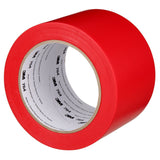 3M 764 General Purpose Vinyl Tape, Red, 3 in x 36 yd (7000123885)  - (12Pack) - 2
