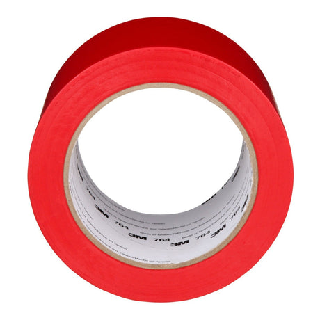 3M 764 General Purpose Vinyl Tape, Red, 3 in x 36 yd (7000123885)  - (12Pack) - 5