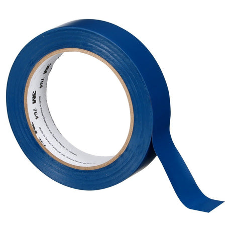 3M 764 General Purpose Vinyl Tape, Blue, 1 in x 36 yd, 5 mil (43431) (7000123887)  - (36Pack) - 2