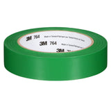 3M 764 General Purpose Vinyl Tape, Green, 1 in x 36 yd, 5 mil (43434) (7000123888)  - (36Pack) - 4