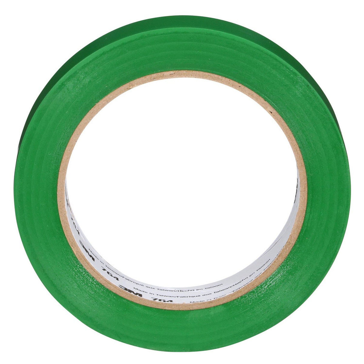 3M 764 General Purpose Vinyl Tape, Green, 1 in x 36 yd, 5 mil (43434) (7000123888)  - (36Pack) - 5