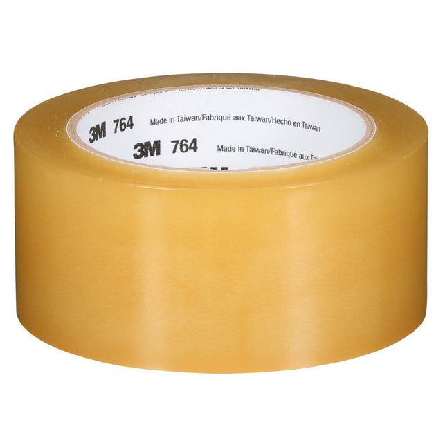 3M 764 General Purpose Vinyl Tape Transparent 2 in x 36 yd 5 mil Floor Marking Color Coding Bundling (7000123890)  - (24Pack)