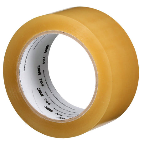 3M 764 General Purpose Vinyl Tape Transparent 2 in x 36 yd 5 mil Floor Marking Color Coding Bundling (7000123890)  - (24Pack) - 4