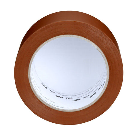 3M 764 General Purpose Vinyl Tape, Brown, 2 in x 36 yd, 5 mil (7000123892)  - (24Pack) - 9