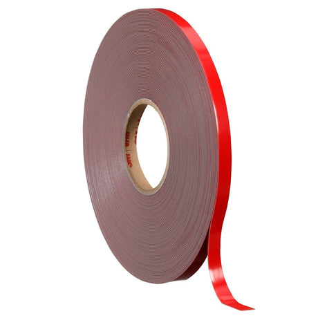 3M 4655 VHB Tape, Dark Gray, 1/2 in x 36 yd, 62 mil (7000123931) (4 Pack)