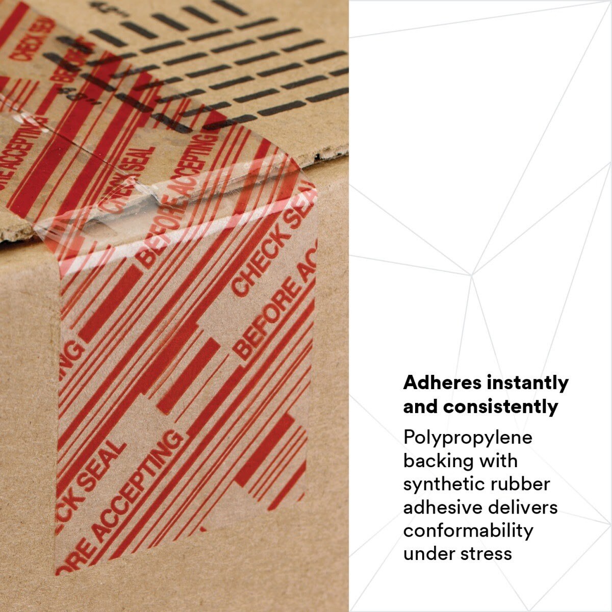 3M 3779 Scotch Security Message Box Sealing Tape, Clear, 48 mm x 100 m (7000123942) (36 Pack) - 4