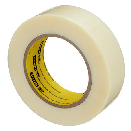 3M 8898 Scotch Strapping Tape, Ivory, 36 mm x 55 m, 4.6 mil (7000123957) (24 Pack) - 3