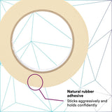 3M 203 General Purpose Masking Tape, Beige, 24 mm x 55 m, 4.7 mil (7000124085)  - (36Pack) - 2