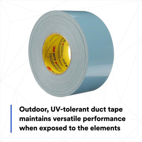 3M 8979 Performance Plus Duct Tape , Slate Blue, 72 mm x 54.8 m, 12.1 mil (7000124263) (12 Pack) - 5