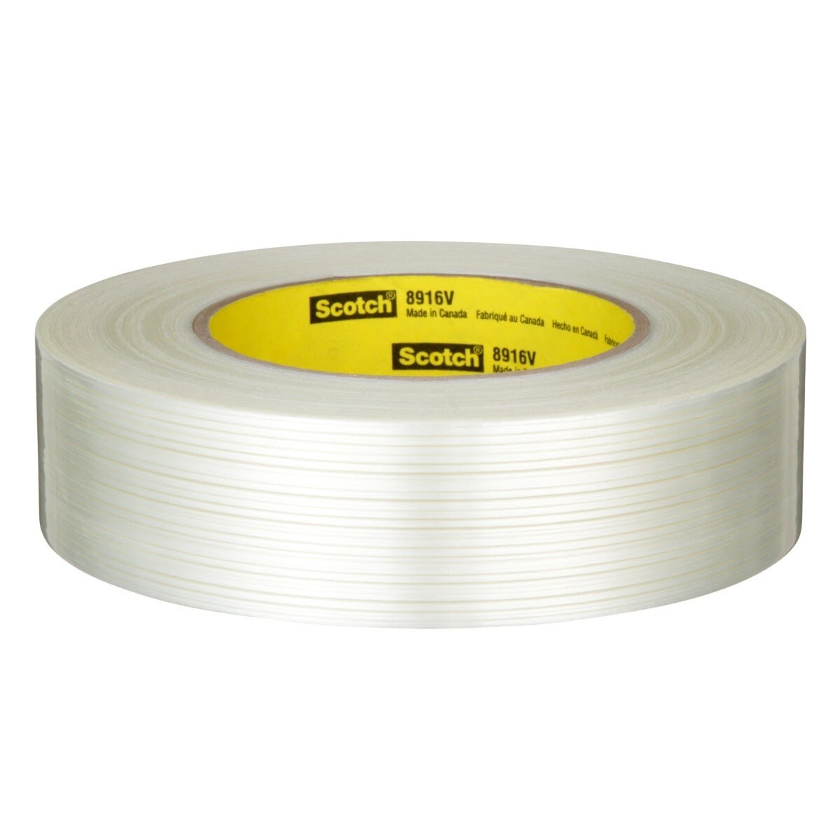 3M 8916V Scotch Filament Tape, Clear, 24 mm x 55 m, 6.8 mil, 6.8 mil (7000124324)  - (36Pack)