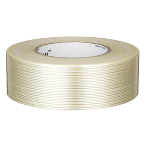 3M 8934 Tartan Filament Tape, Clear, Fiberglass Reinforced, 48 mm x 100 m, 4 mil (7000124385)  - (3456Pack)