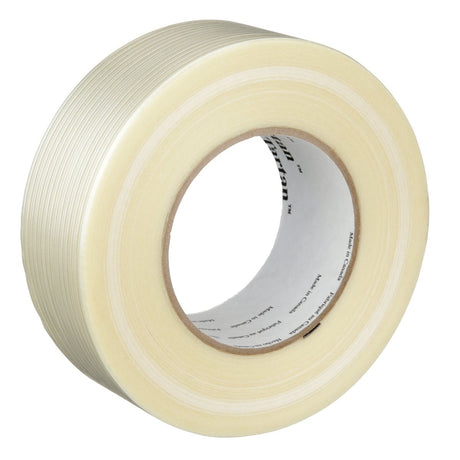 3M 8934 Tartan Filament Tape, Clear, Fiberglass Reinforced, 48 mm x 100 m, 4 mil (7000124385)  - (3456Pack) - 2