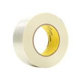 3M 898 Scotch Filament Tape, Clear, 36 mm x 110 m, 6.6 mil (7000124747) (864 Pack)